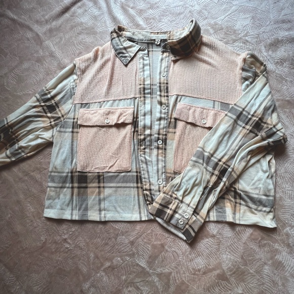 Paper + Tee Button Down - Picture 1 of 4